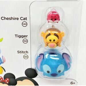 Disney Tsum Tsum Series 1 - Stitch (166), Tigger (150), Cheshire Cat (140)